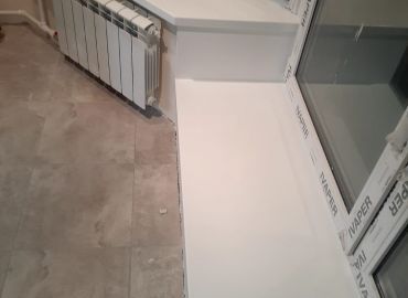 Подоконник сложной формы