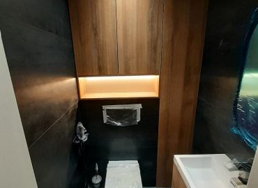 Встроенная мебель в санузел 